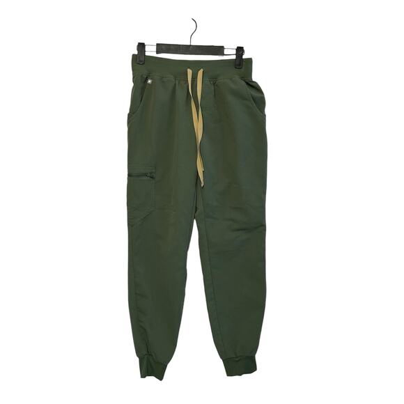 FIGS Zamora Jogger Scrub Pants Women's Sz XS Moss Healthcare Comfort Stretch - Picture 2 of 7